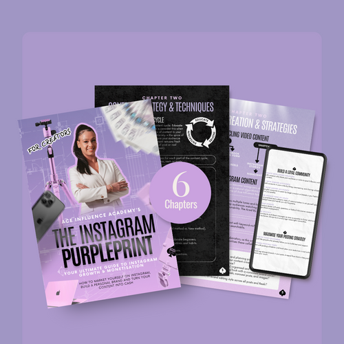 THE PURPLEPRINT: How to market yourself on instagram, build a personal brand and turn your content into CA$H